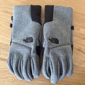 The North Face Men's Apex ETIP Gloves Size Medium /Grey/Black